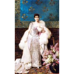 Francisca Aparicio y Merida, marquesa de Vistabella Painting Reproduction