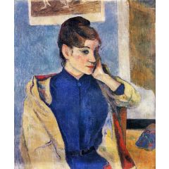 Portrait of Madeline Bernard Painting Reproduction