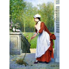 The Love Birds Painting Reproduction