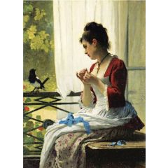 The Magpie Painting Reproduction