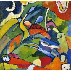 Two Riders and Reclining Figure Painting Reproduction