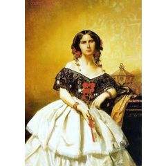 Portrait of the Marchioness of Itamaraty Painting Reproduction