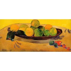 Still Life with Tahitian Oranges Painting Reproduction