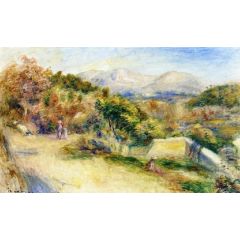 The View from Collettes, Cagnes Painting Reproduction