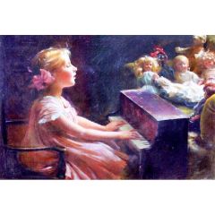 The Concert Painting Reproduction