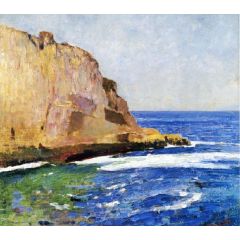 Bald Head Cliff, York, Maine Painting Reproduction