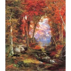 The Autumnal Woods(also known as Under the Trees) Painting Reproduction