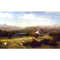 The Last of the Buffalo Painting Reproduction