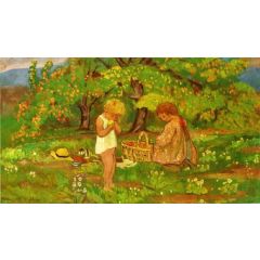 The Afternoon Snack Painting Reproduction