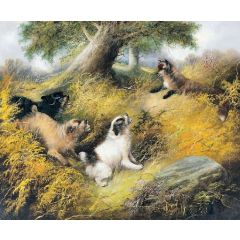 Three to One on the Fox Painting Reproduction