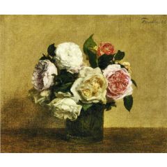 Roses Painting Reproduction