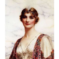 The Fair Persian Painting Reproduction