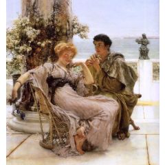 Courtship, The Proposal Painting Reproduction