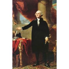 George Washington, The Landsdowne Portrait Painting Reproduction