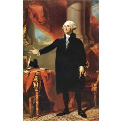 George Washington, The Landsdowne Portrait Painting Reproduction