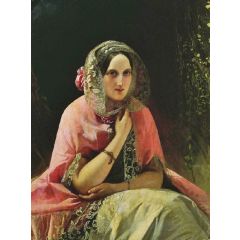 Portrait of Grand Duchess Maria Nikolaevna Painting Reproduction