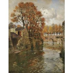 Quimperlé, Bretagne Painting Reproduction