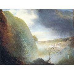 Falls of Niagara, Viewed from the American Side Painting Reproduction