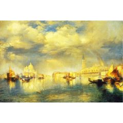 Venetian Scene Painting Reproduction
