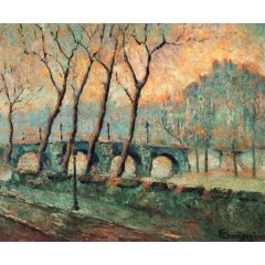 Landscape with a Bridge Painting Reproduction
