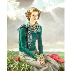 The Honourable Pamela Louisa Eleanor Dillon, Countess of Onslow Painting Reproduction