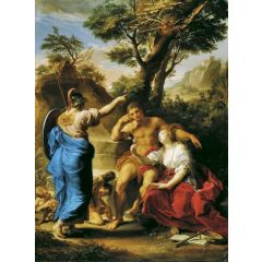 Hercules at the Crossroads (LiechtnsteinVersion) Painting Reproduction