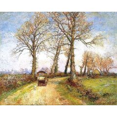 On the Road Painting Reproduction