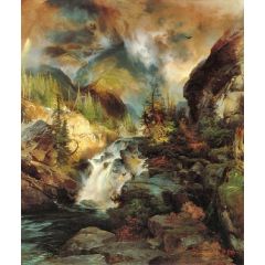 Children of the Mountain Painting Reproduction