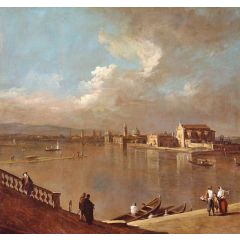 View Towards Murano from the Fondamenta Nuove Painting Reproduction