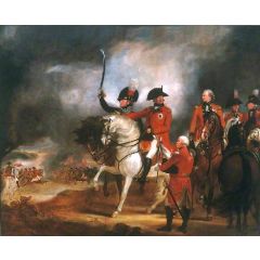 George III and the Prince of Wales... Painting Reproduction