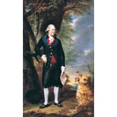 George Rogers, an Artist Painting Reproduction