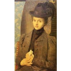 The Black Hat Painting Reproduction