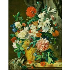 Still Life with Flowers Painting Reproduction