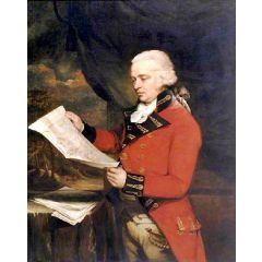 James Legge Willis, Holding a Map of Bambouk Painting Reproduction