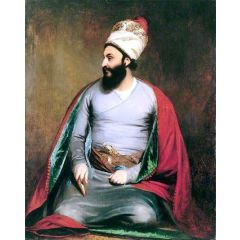 Mirza Abu ’l Hassan Khan, Ambassador for the Shah of Persia Painting Reproduction