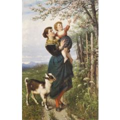 Cherry Blossoms Painting Reproduction