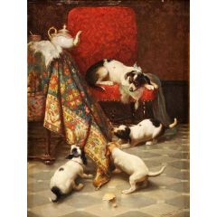 Mother’s pride and joy Painting Reproduction