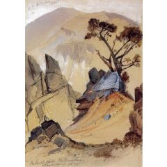 The Devils Slide Yellowstone Painting Reproduction