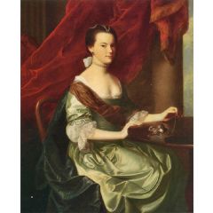 Mrs. Theodore Atkinson, Jr, Francis Deering Wentworth Painting Reproduction