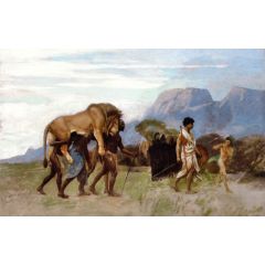 Return from the Lion Hunt Painting Reproduction