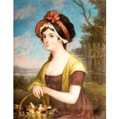 Ready for Market Painting Reproduction