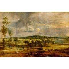 A Landscape in Flanders Painting Reproduction