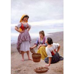 The Clam Diggers Painting Reproduction