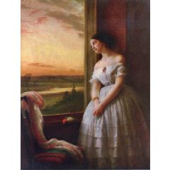 Reverie, Sunset Musings Painting Reproduction