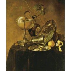 Stll-Life with a Nautilus Cup Painting Reproduction