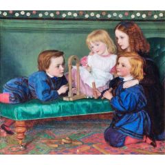 The Children of Birkbeck Hill Painting Reproduction