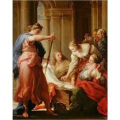 Achilles at the Court of Lycomedes Painting Reproduction