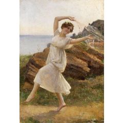 Antique Dance Painting Reproduction