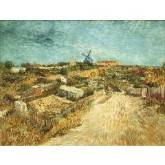 Vegetable Gardens in Montmartre Painting Reproduction