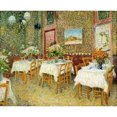 Interior of a Restaurant Painting Reproduction